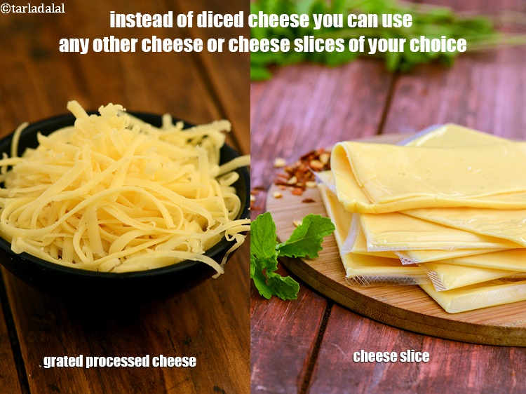 Step 29 – Instead of diced cheese you can use any other cheese or cheese slices of your …
