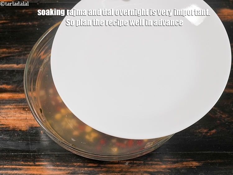 Step 33 – <p>Soaking rajma and dal overnight is very important. So plan the recipe well in advance.</p>