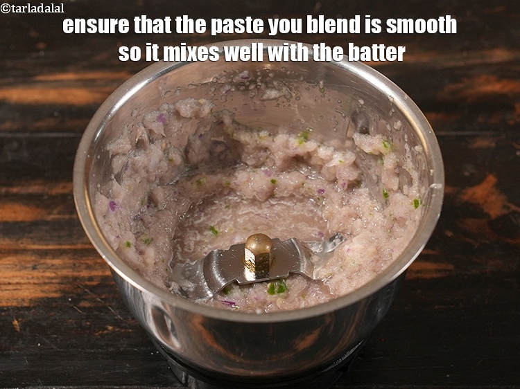 स्टेप 24 – सुनिश्चित करें कि आपके द्वारा मिलाया गया पेस्ट चिकना हो …