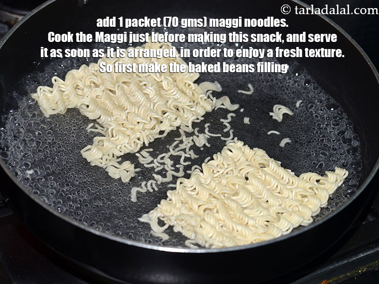 Step 2 – Add <meta charset="UTF-8" />1&nbsp;packet (70 gms)&nbsp;<a href="glossary-maggi-noodles-1362i">maggi noodles</a>.&nbsp;Cook the Maggi just before making this snack, …