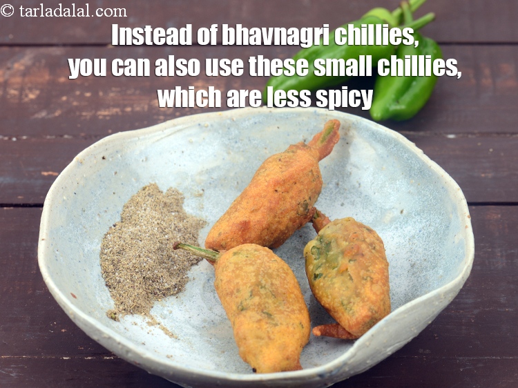 Step 27 – Instead of bhavnagri chillies, you can also use these small chillies, which are less spicy.&nbsp;