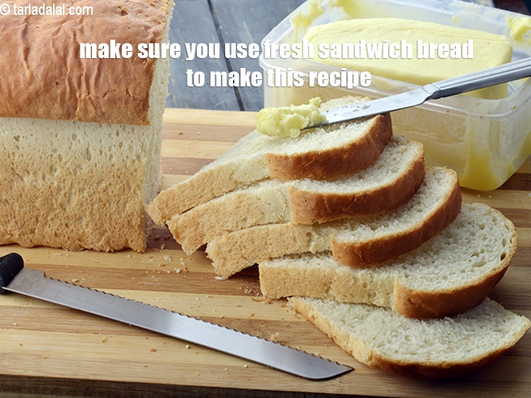 Step 28 – Make sure you use fresh sandwich bread to make this recipe.