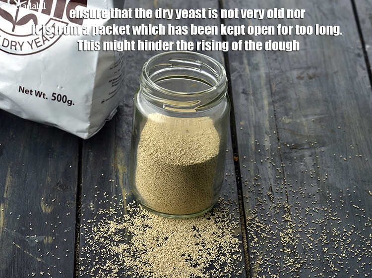 स्टेप 33 – सुनिश्चित करें कि सूखा खमीर बहुत पुराना न हो और …
