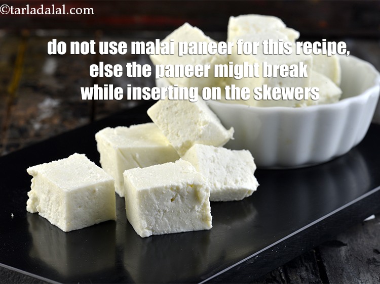 Step 27 – Do not use malai paneer for this recipe, else the paneer might break while inserting …