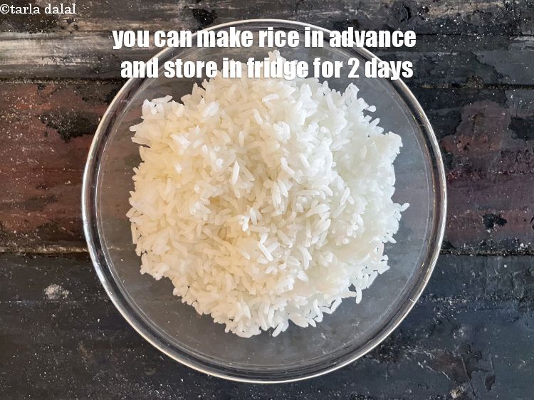 Step 25 – You can&nbsp;make the cooked rice in advance. Rice lasts in the fridge for 2 days.