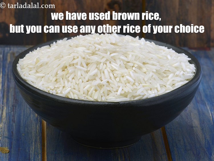 Step 43 – We have used brown rice, but you can use any other rice of your choice.&nbsp;