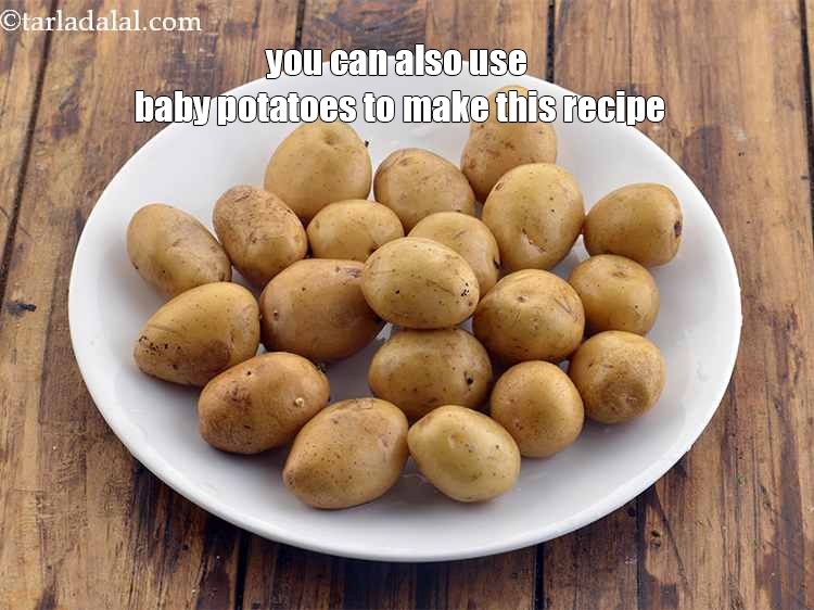 Step 31 – You can also use baby potatoes to make this recipe.