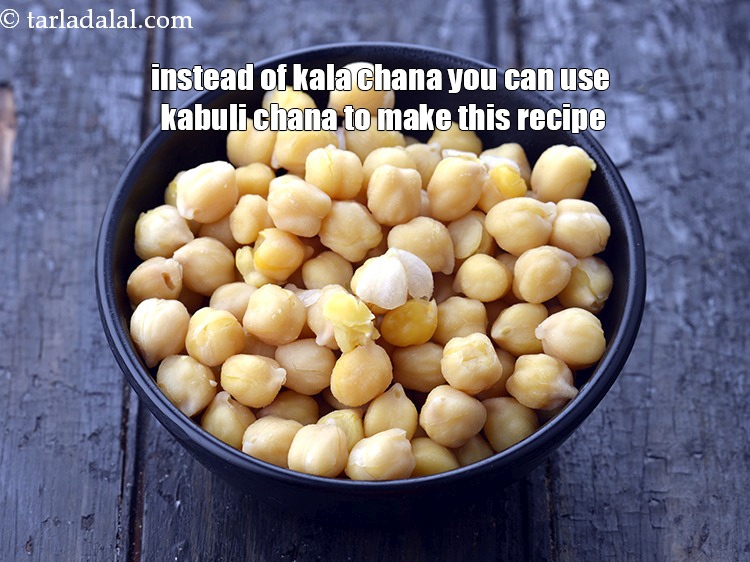 Step 30 – Instead of kala chana you can use kabuli chana to make this recipe.