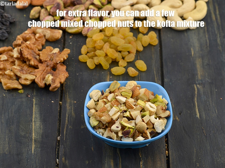 Step 54 – For extra flavor, you can add a few chopped mixed chopped nuts to the kofta …