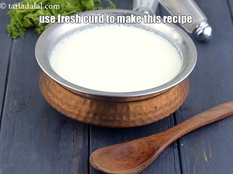 Step 30 – Use fresh curd to make this recipe.
