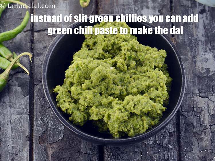 Step 24 – Instead of slit green chillies you can add <a href="https://www.tarladalal.com/how-to-make-green-chilli-paste-42729r" target="_blank">green chilli paste</a> to make …