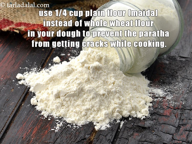 Step 56 – Use 1/4 cup plain flour (maida) instead of whole wheat flour in your dough to …