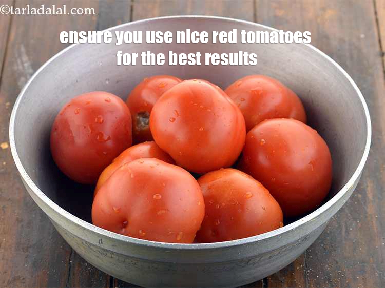 Step 22 – Ensure you use nice red tomatoes for the best results.