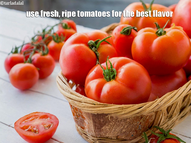 Step 16 – Use fresh, ripe tomatoes for the best flavor.