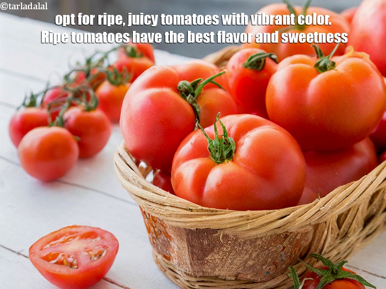 Step 16 – Opt for ripe, juicy tomatoes with vibrant color. Ripe tomatoes have the best flavor and …