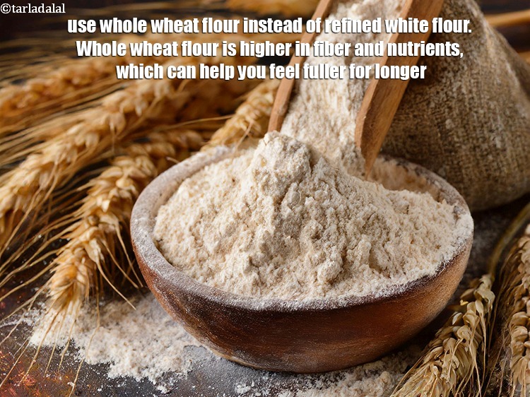 Step 38 – Use whole wheat flour instead of refined white flour. Whole wheat flour is higher in …
