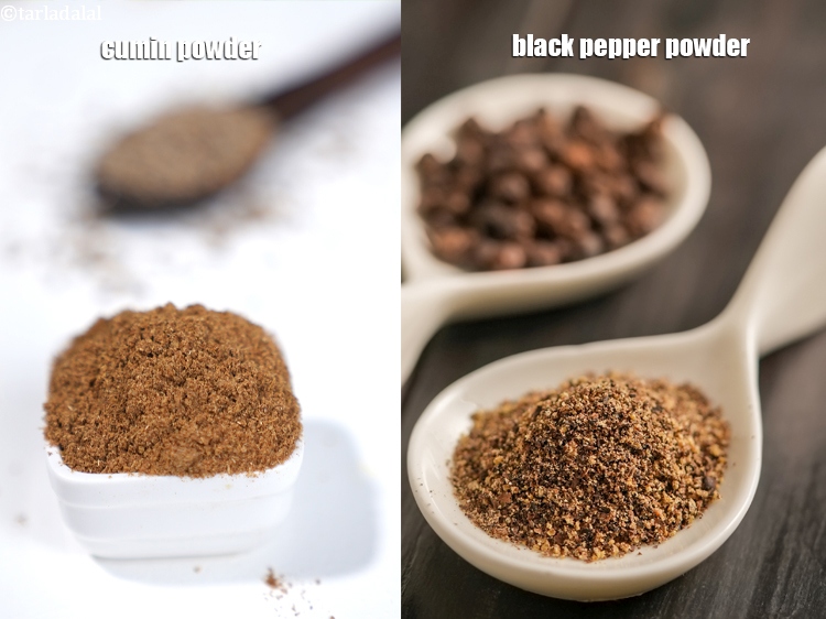 स्टेप 31 – इस सलाद में जीरा पाउडर या काली मिर्च पाउडर का …