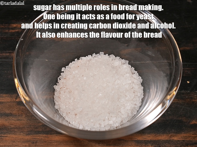 स्टेप 35 – ब्रेड बनाने में चीनी की कई भूमिकाएँ होती हैं। एक …