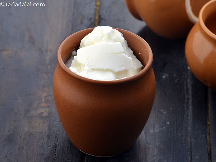 Step 21 – Health conscious can replace full fat curd with low fat curd.