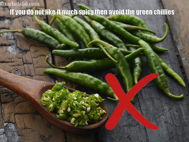 Step 26 – We have added green chillies and chilli powder in the recipe, If you do not …