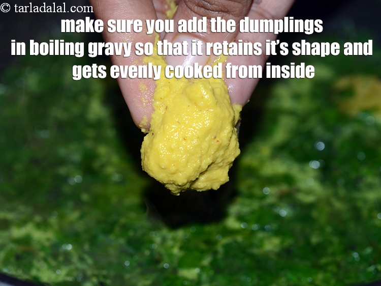 Step 31 – Make sure you add the dumplings in boiling gravy so that it retains it&rsquo;s shape …