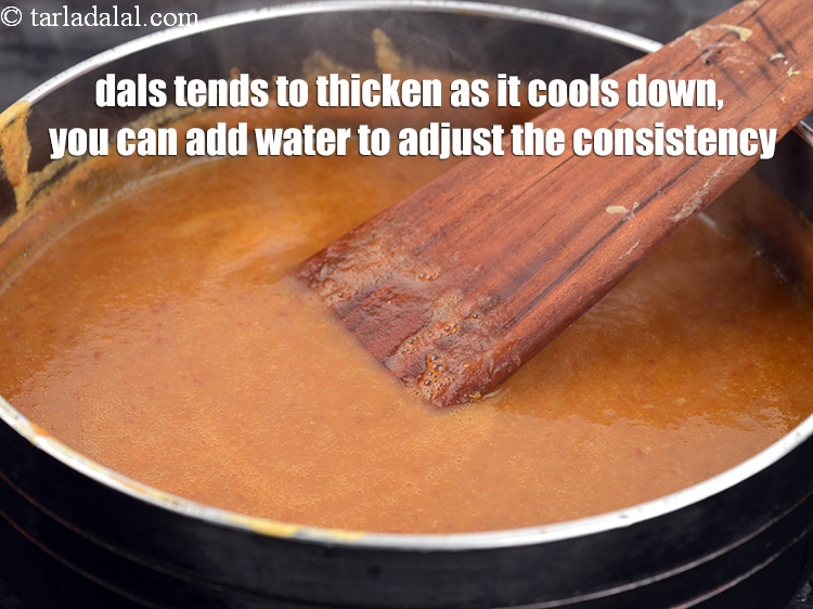 Step 45 – Dals tends to thicken as it cools down, you can add water to adjust the …