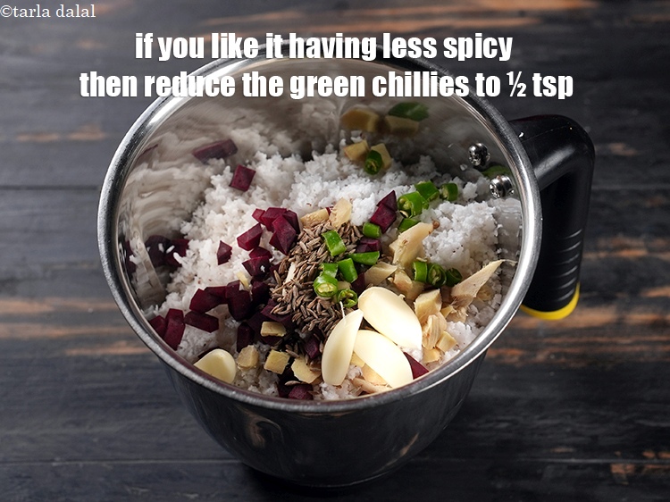 Step 26 – If you like it having less spicy then reduce the green chillies to &frac12; tsp.