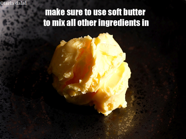 Step 20 – Make sure to use soft butter to mix all other ingredients in.