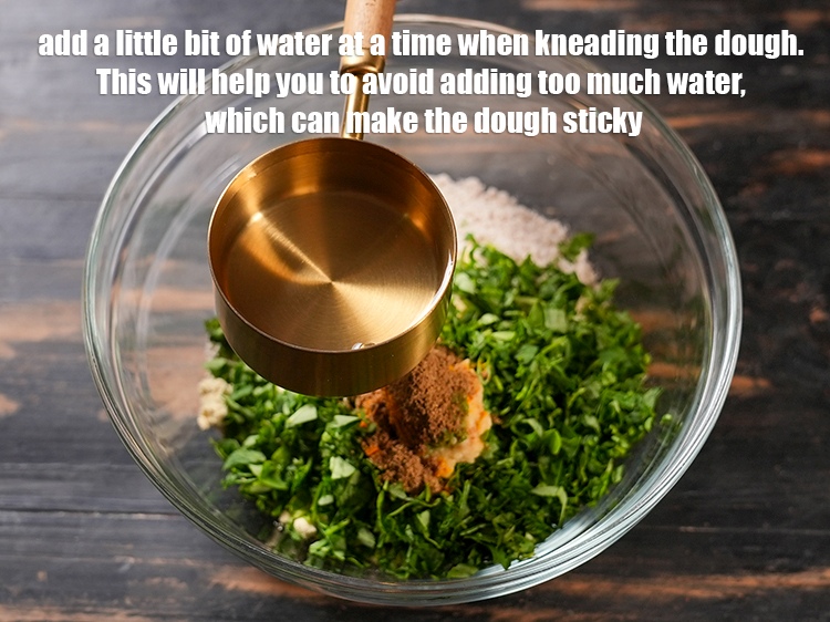 Step 26 – Add a little bit of water at a time when kneading the dough. This will …