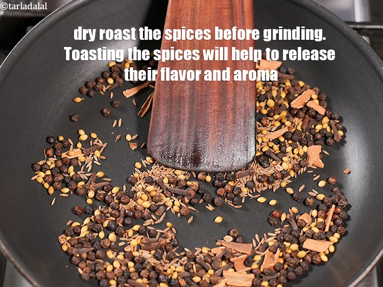 Step 21 – Dry roast the spices before grinding. Toasting the spices will help to release their flavor …