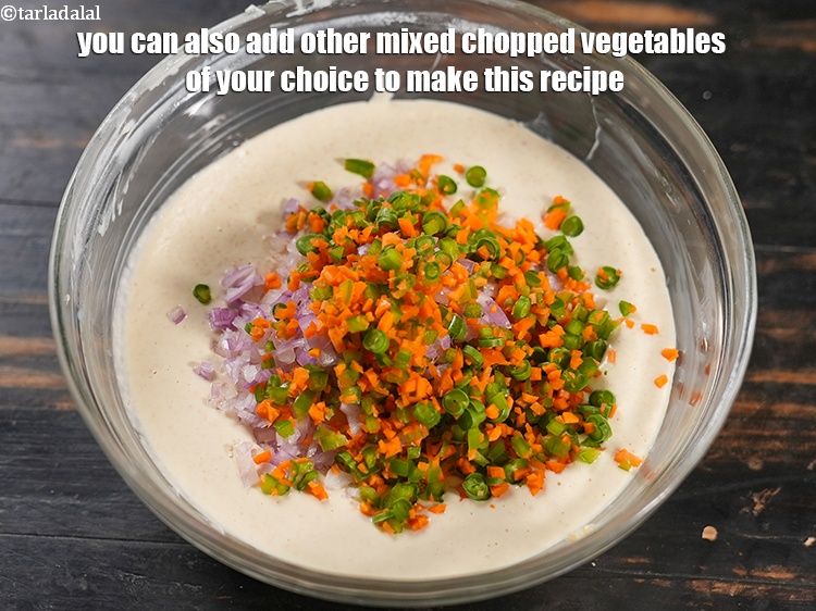Step 27 – You can also add other mixed chopped vegetables of your choice to make this recipe.