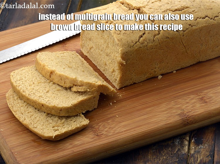 Step 33 – Instead of multigrain bread you can also use <a href="https://www.tarladalal.com/brown-bread--low-calorie-1320r" target="_blank">brown bread </a>slice to make …