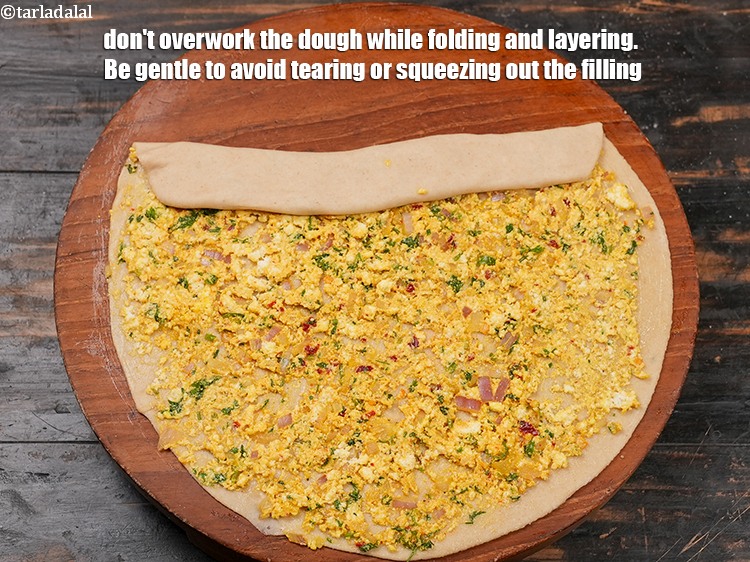 Step 39 – Don&#39;t overwork the dough while folding and layering. Be gentle to avoid tearing or squeezing …