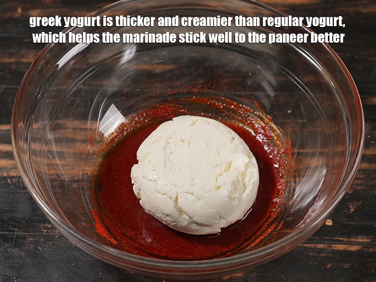 Step 65 – Greek yogurt is thicker and creamier than regular yogurt, which helps the marinade stick well …