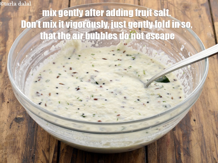 Step 29 – <meta charset="UTF-8" />Mix gently after adding fruit salt. Don&rsquo;t mix it vigorously, just gently fold …