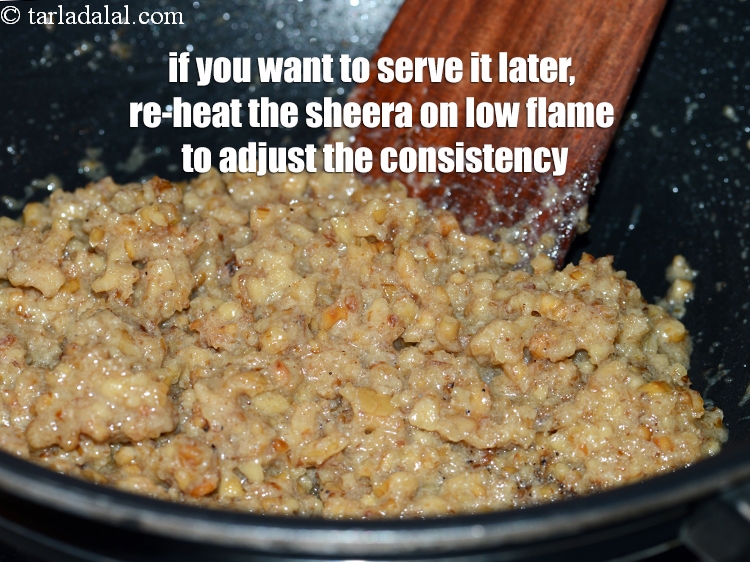 स्टेप 15 – यदि आप इसे बाद में परोसना चाहते हैं, तो शीरा …