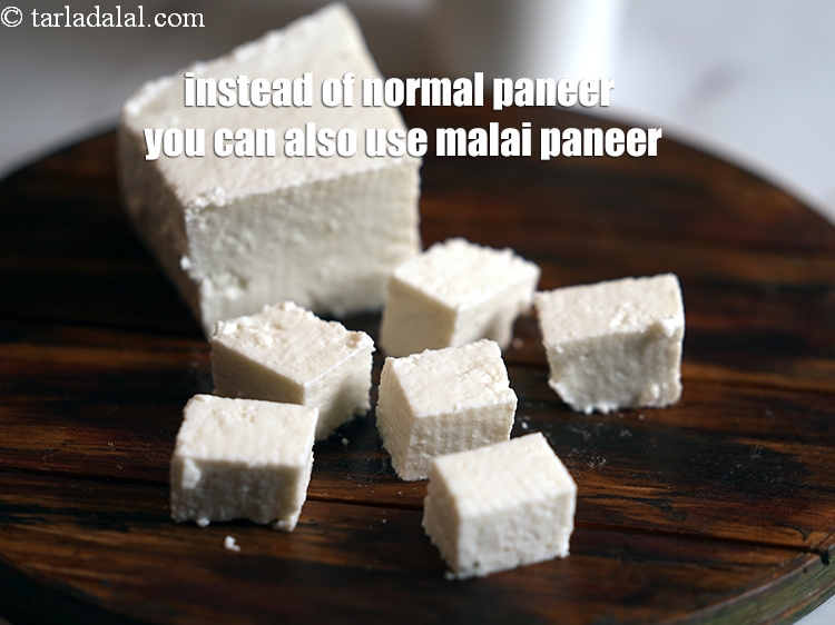 Step 51 – Instead of normal paneer you can also use malai paneer.