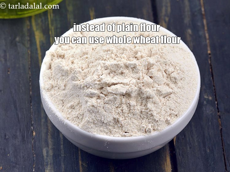 Step 37 – Instead of plain flour you can use whole wheat flour.