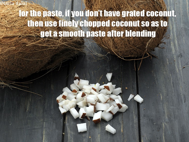 Step 32 – <meta charset="UTF-8" />For the paste, if you don&rsquo;t have grated coconut, then use finely chopped …