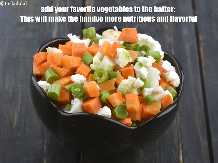 Step 33 – Add your favorite vegetables to the batter: This will make the handvo more nutritious and …