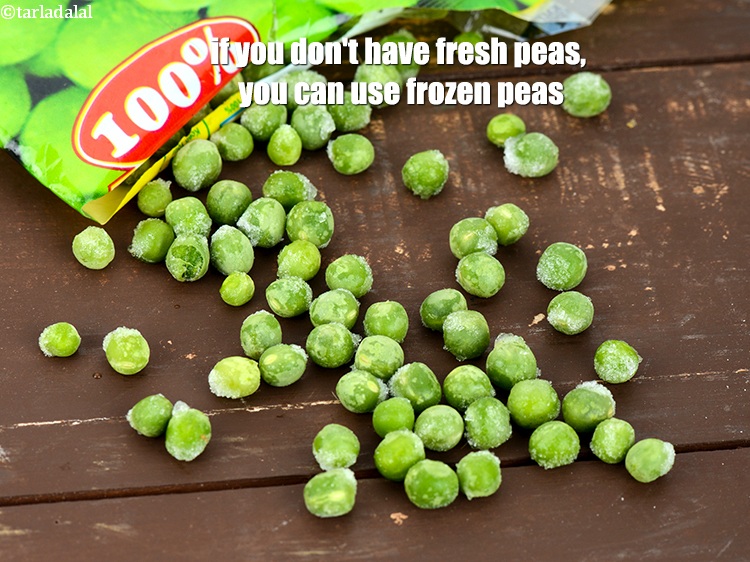 स्टेप 52 – यदि आपके पास ताज़ी मटर नहीं है, तो आप फ्रोजन …