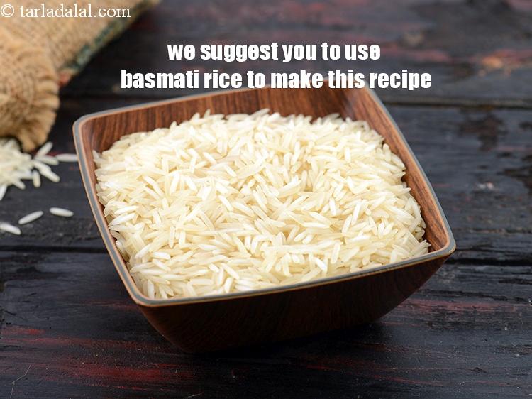 Step 36 – We suggest you to use basmati rice to make this recipe.