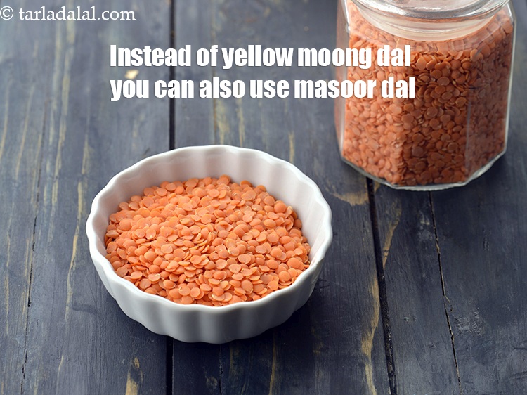Step 39 – Instead of yellow moong dal you can also use masoor dal.