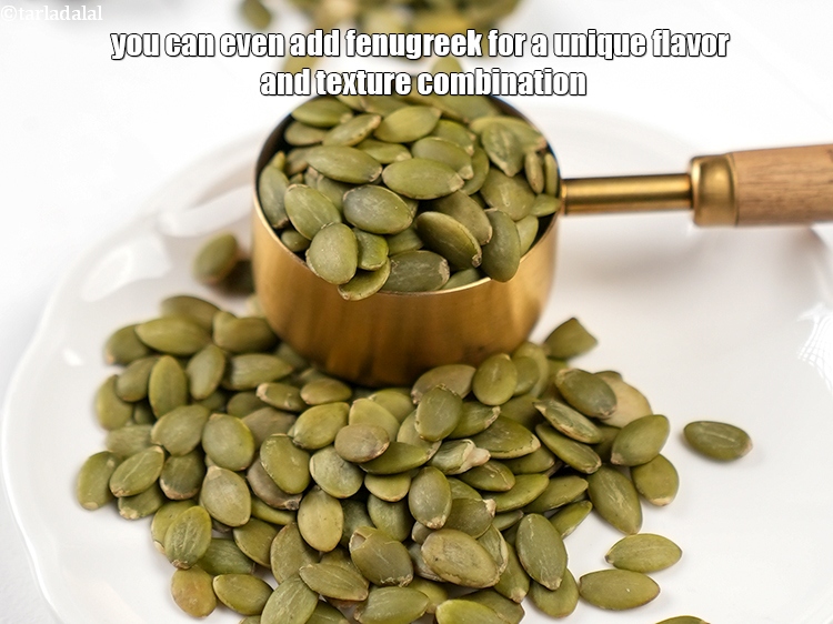 Step 23 – Instead of flax seeds you can sunflower seeds or pumpkin seeds to make this recipe.