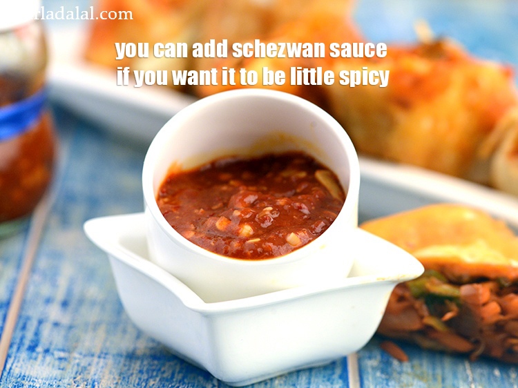 Step 16 – You can add schezwan sauce if you want it to be little spicy.