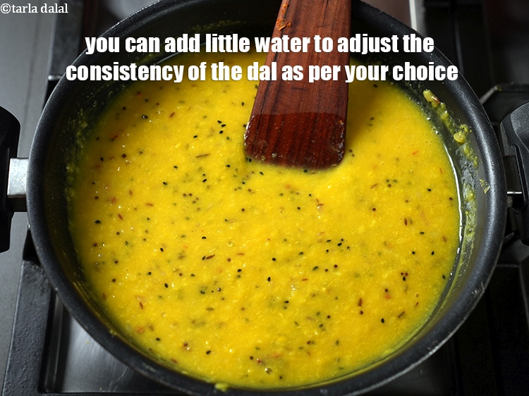 Step 28 – You can add little water to adjust the consistency of the dal as per your …