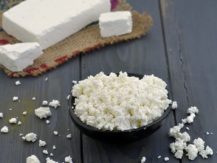 Step 45 – Use crumbled paneer as mentioned in the recipe, mash it with your hands and do …