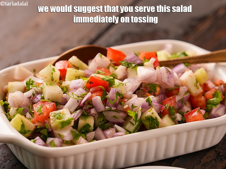 स्टेप 32 – हमारा सुझाव है कि आप इस सलाद को टॉस करने …