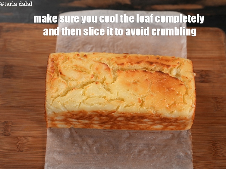 Step 20 – Make sure you cool the loaf completely and then slice it to avoid crumbling.