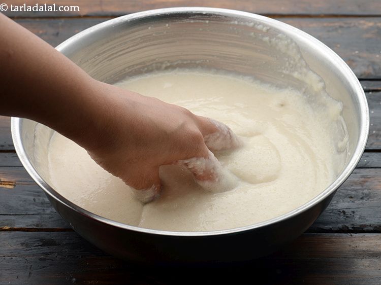 Step 32 – When you blend all make sure you then mix the batter very well with your …